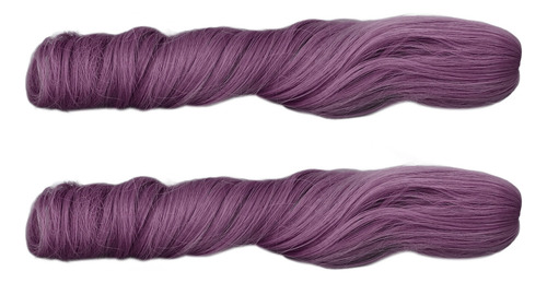Peluca Doll Curls, 2 Unidades, Pelo De Seda Suave A Alta Tem