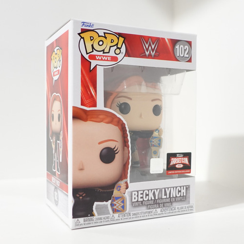 Funko Pop! Wwe - Becky Lynch 102 Two Belts Target Con