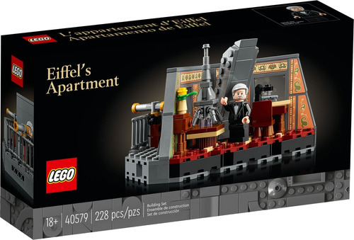 Lego 40579 Eiffel's Apartment Apartamento Torre Eiffel Paris Quantidade De Peças 226