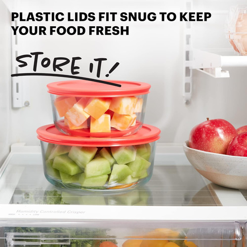 Pyrex Simply Store Juego De 6 Piezas Rectangulares