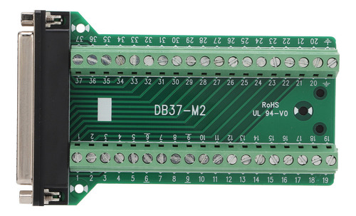 A Placa Terminal Do Conector Db37 Breakout Pcb Reto