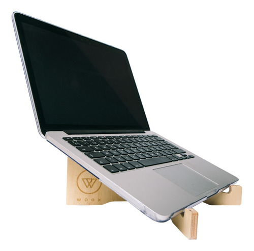 Woox - Soporte Atril Base P/ Macbook O Notebook De Madera