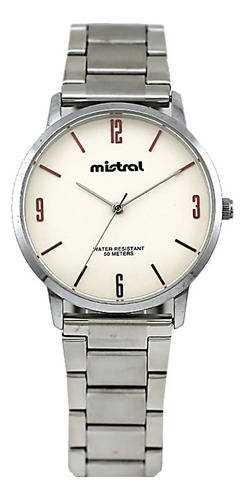 Reloj Mistral Dama Lmi-1002-04 Acero Clásico