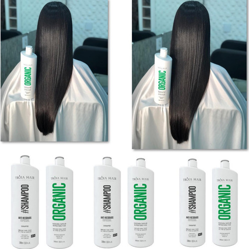 Imagem 9 de 9 de Progressiva Alisamento Americano Kit Semi Definitiva Organic