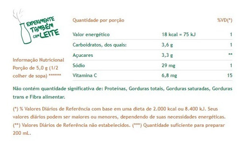 Suco De Tangerina Tang Em Pó Sem Glúten 25 G