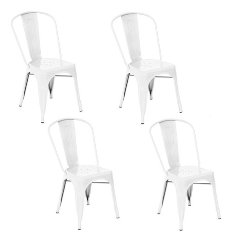 Kit 4 Cadeiras Tolix Iron - Cds Design