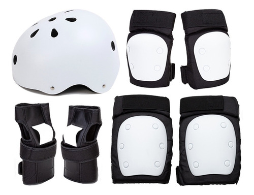 Juego De 7 Piezas Protector De Casco Para Adultos Y Niños