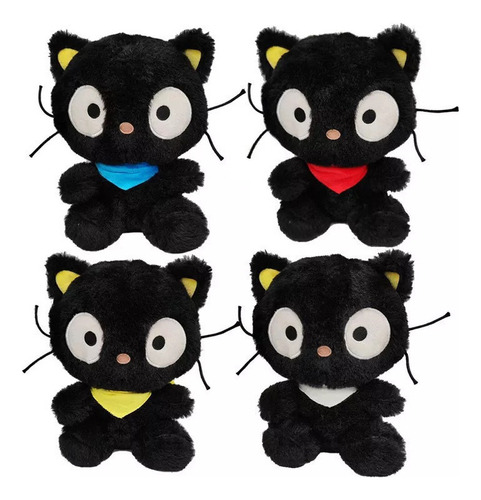 4pcs Muñeco Peluche Gato Chocolate Sanrio Chococat