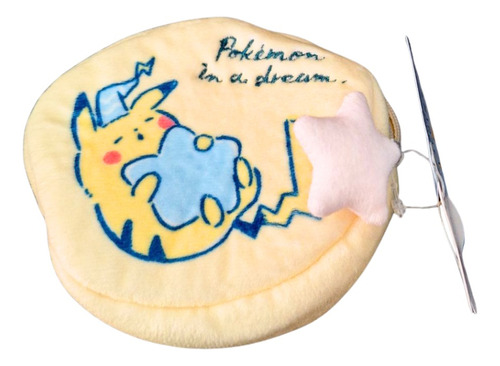 Monedero Pikachú Pokemón Serie Dormido 3 Coins Japón