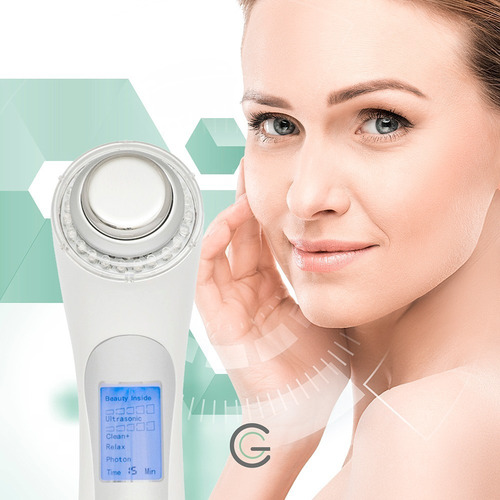 Imagen 3 de 10 de Glaps Beauty 5 En 1 Ultrasonido Ion Galvanico Led Masajes