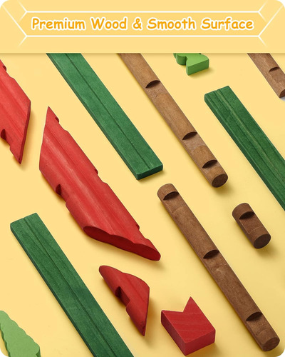 Juego De Construccion De Troncos Sainsmart Jr. 110 Piezas