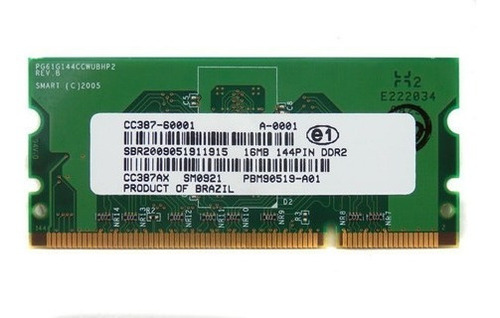 Memoria Ram Cc387ax 16mb Para Impresora Laser Hp 3005