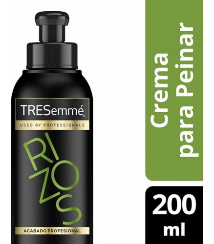 Imagen 1 de 5 de Crema Para Peinar Tresemmé Rizos 200 Ml