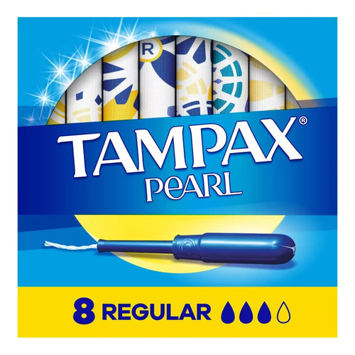 Tampax Tampones Tampax Pearl Flujo Regular 8 Unidades