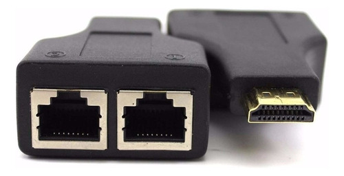 Extensor De Sinal Repetidor Hdmi Ate 30m Via Cabo Rede Rj45