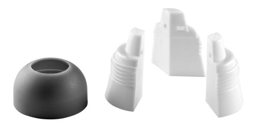 Kit Adaptador De Bico De Confeitar Triplo Para 3 Cores 4un