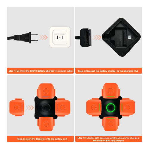 Autel Robotics Evo 2 Series Drones 4 En 1 Multi Batería Hub