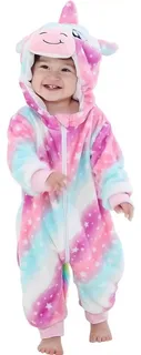 Pijama Mameluco De Unicornio Para Bebe Disfrases