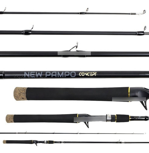 Vara P/ Carretilha Albatroz New Pampo Concept 2,40m 50lb -5p