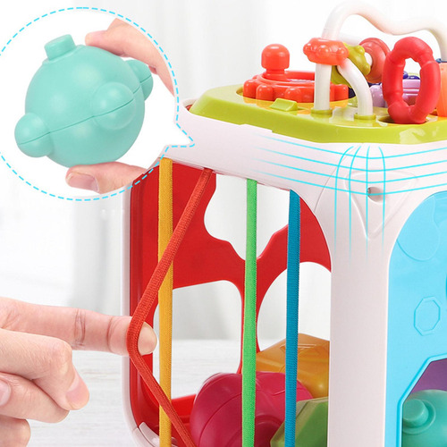 Montessori Bin Set Juego Educativo Con Bandas Elásticas