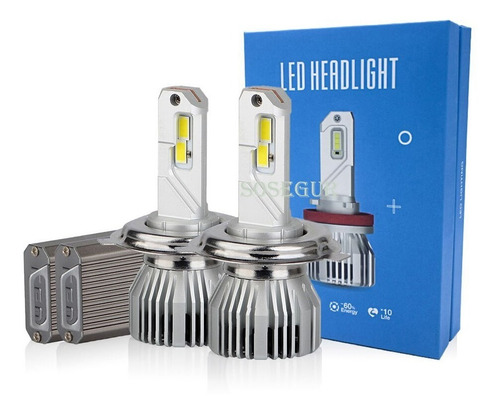 Kit Led U9 Premium H4  Csp  Canbus 20000lm 100w 6000-6500k