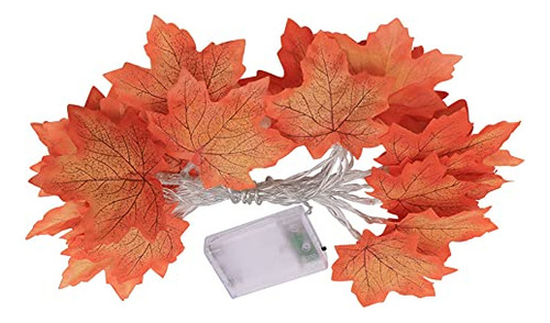 Fall Maple Leaf String Light With Remote Control Nlghz