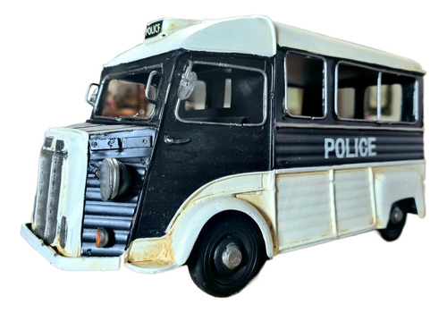 Figura Carro De Policia  Vintage