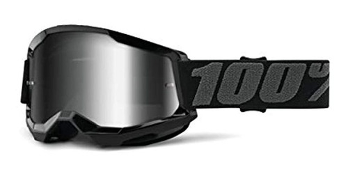 100% Strata 2 Motocross & Mountain Biking Gafas (negro - Esp