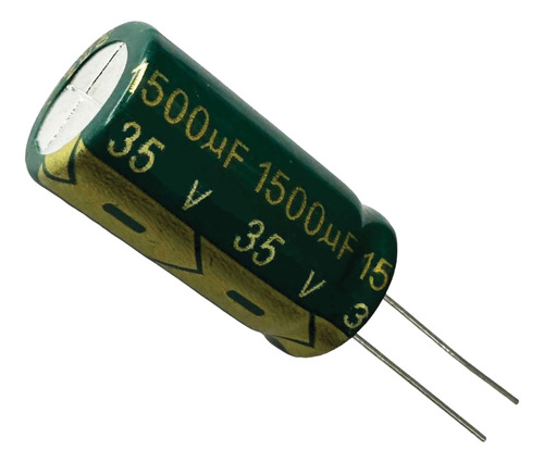 Kit 20 Pçs Capacitor Eletrolitico 1500mf X 35v - 105º Graus