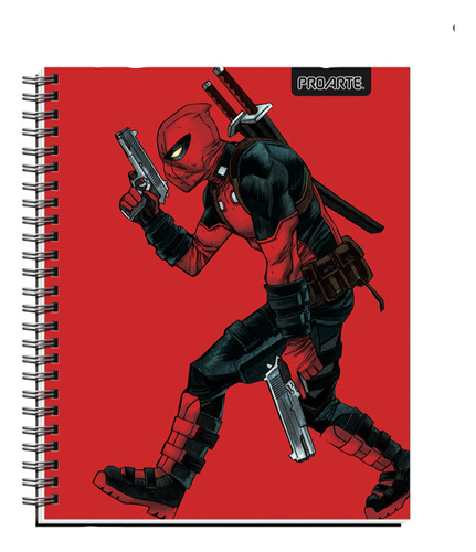 Cuaderno Deadpool, Varios Diseños, Tapa Dura, Matemáticas .