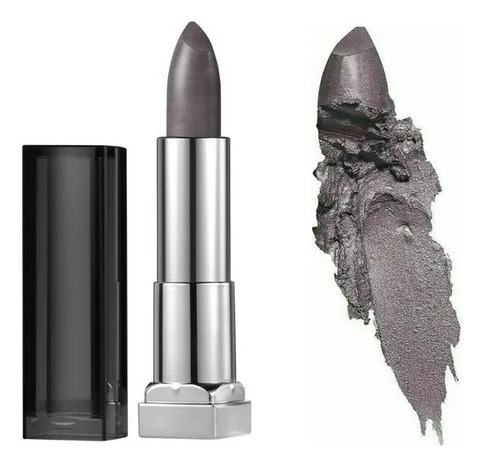 Color Sensational Lapiz Labial Metallic 978 Smoked Silver