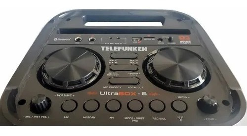 Imagen 4 de 4 de Parlante Portatil Telefunken Ultrabox 6 600w Bt