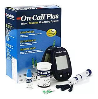 Glucometro On Call Plus Usa 10 Tiras, 10 Lancetas