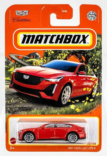 2021 Cadillac Ct5-v Matchbox Escala 1/64