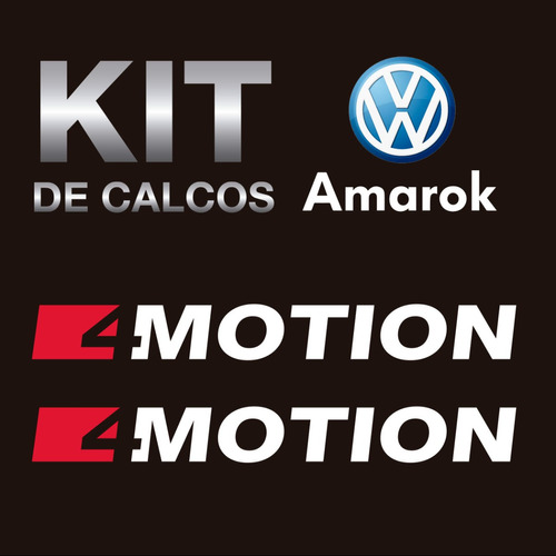 Calcos Amarok 4motion