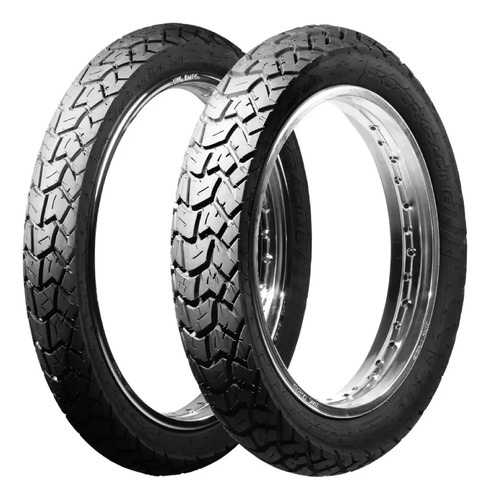 Pneu Moto Honda Bros 150/160 Modelo 110/90-17 + 90/90-19
