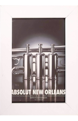 Cuadro Decorativo Absolut New Orleans Para Decoración Bar