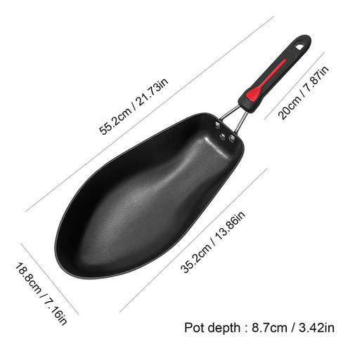 X Sartén Para Pescado Antiadherente Sartén Para Parrilla De