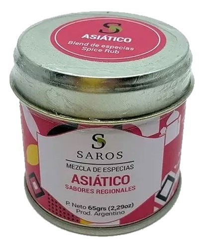 Blend De Especias Saros Asiatico X 65 Grs 