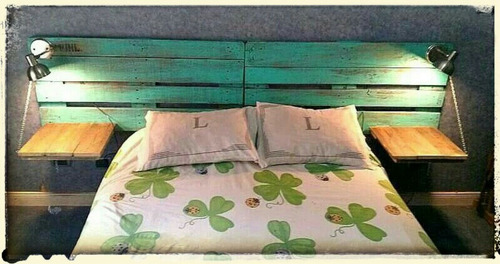 Respaldo Pallets Para Sommier O Cama Matrimonial