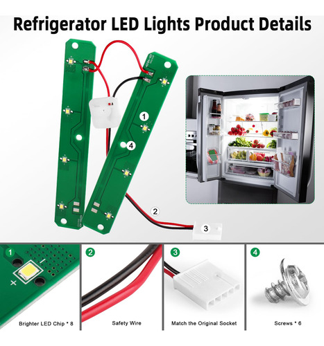 Módulo De Luz Led Para Refrigeradores Para Refrigeradores Wh
