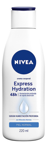 Locion Corporal Nivea Express Hydration Original 220ml Crema