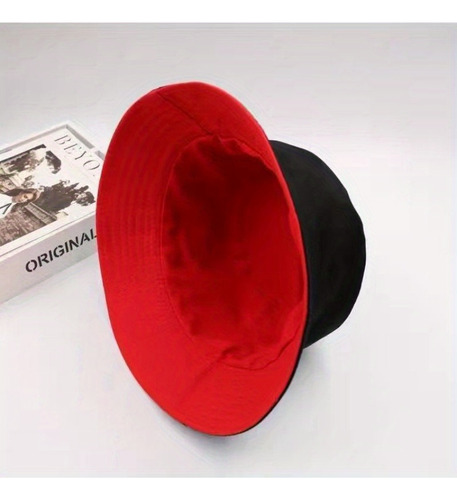 Sombrero De Pescador Reversible De Color Liso Para Mujer Y H