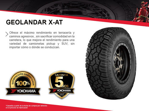 1/llanta 275/65r20 126/123q Yokohama Geolandar X-at