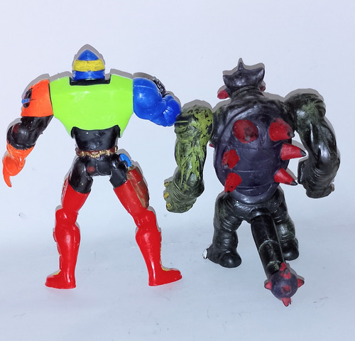 Figura Bootleg Mexicano De Ben 10 Vilgax Y Humungusaurio Sñ (Usado)