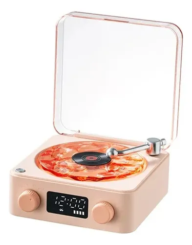 Tocadiscos Retro De Ruido Blanco Con Bluetooth, Altavoz