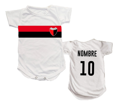 Body Bebe Camiseta Colon Nombre Y Numero Personalizado