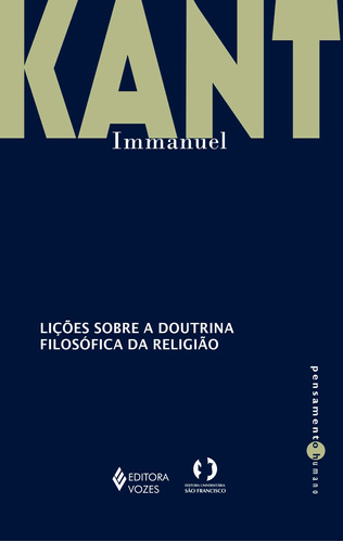 Lições sobre a doutrina filosófica da religião, de Kant, Immanuel. Editora Vozes Ltda., capa mole em português, 2019