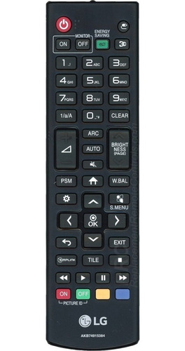 Control Remoto LG Full Hd Tv 43'' 43lh5700