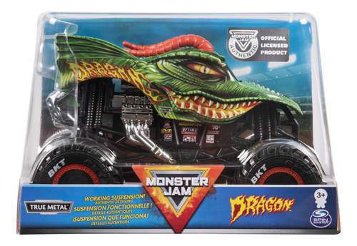 Monster Jam, Camión Monster Dragon Oficial, Vehículo De Cast